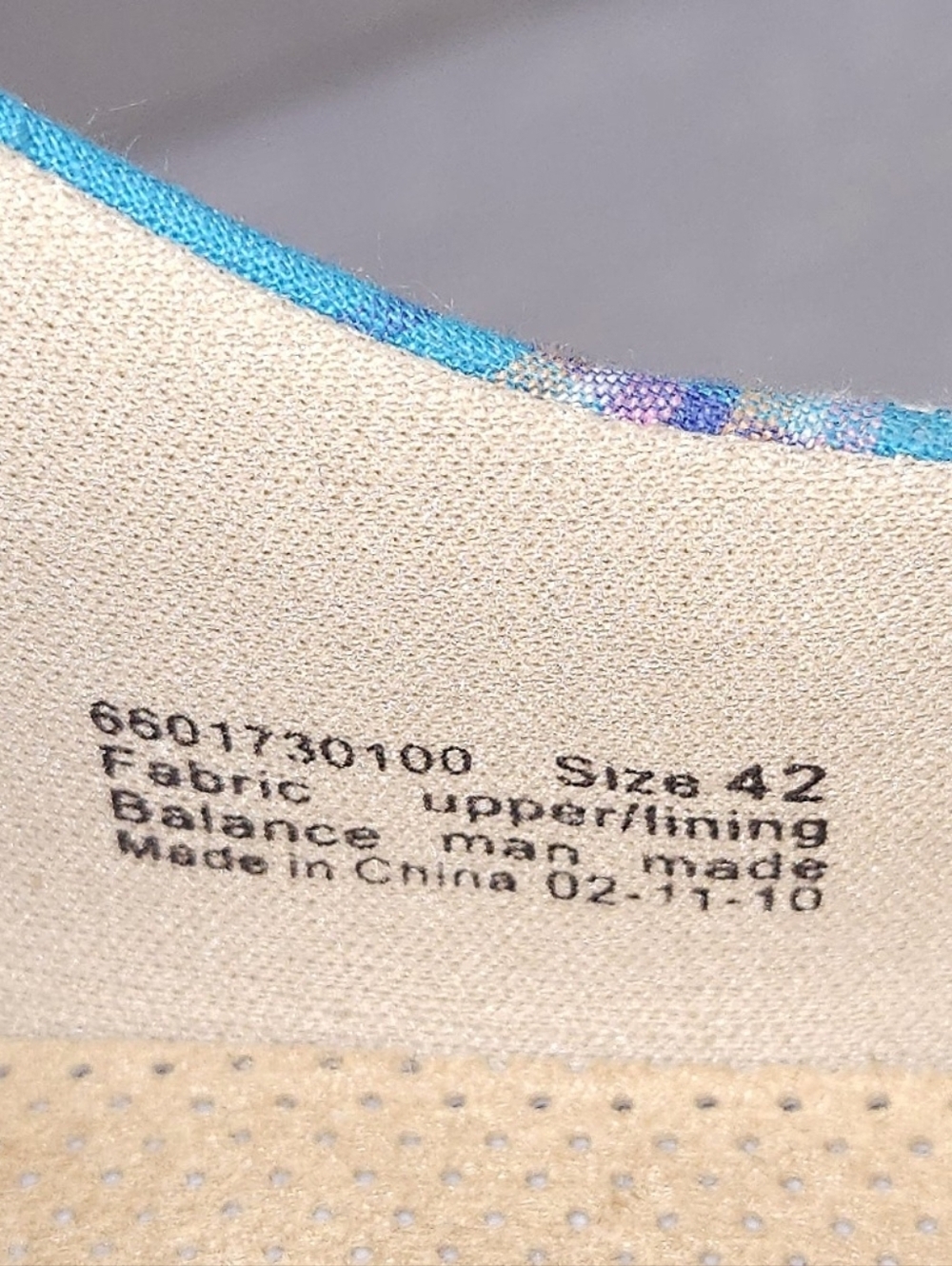 DANSKO Veda Vegan Clogs Lace-Up Sneakers EU 42 Blue Pink Plaid - Picture 9 of 10